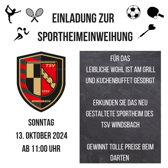 FlyerSportheimeinweihung